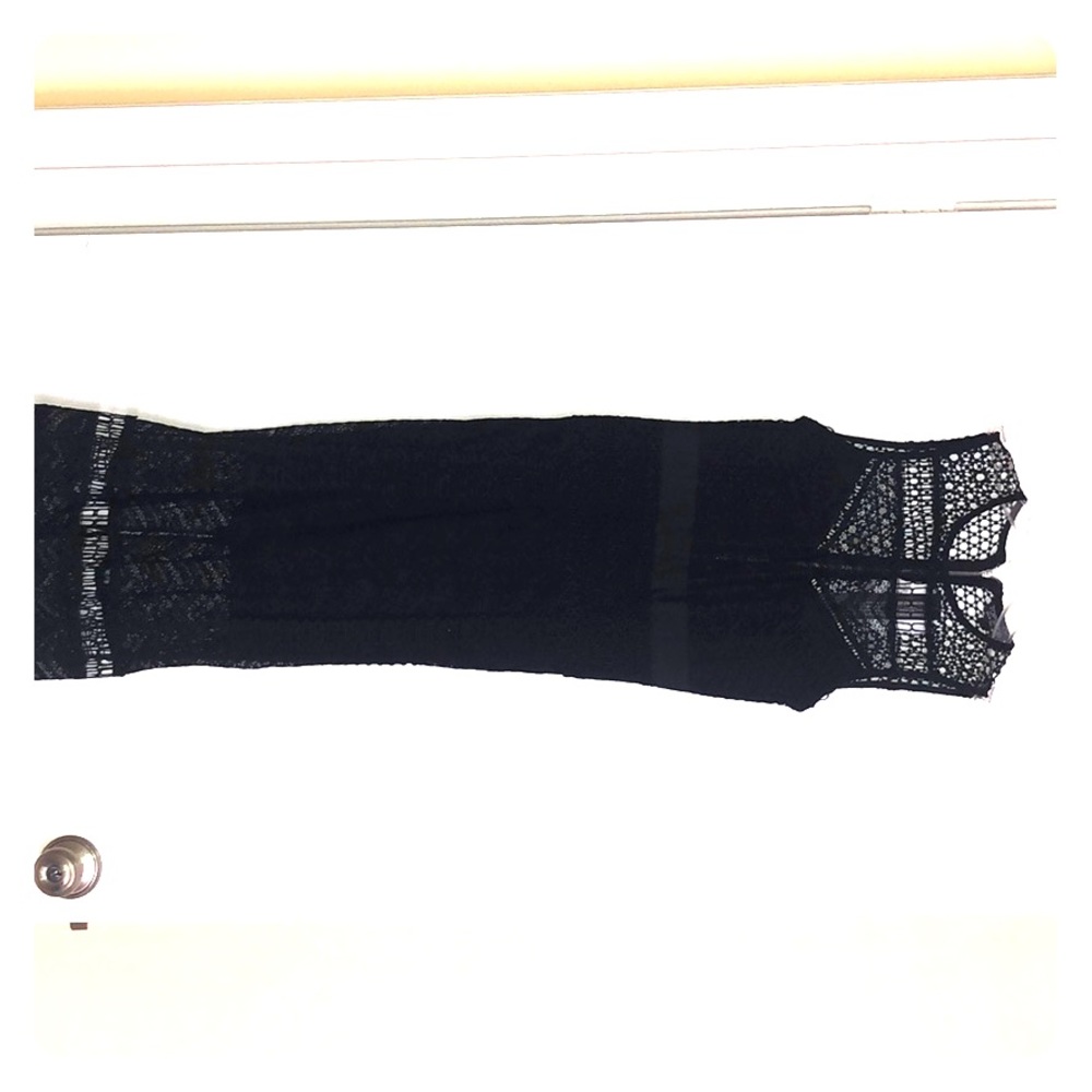 Topshop Black Lace Dress Size 2 US